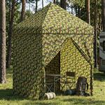 vidaXL Tent met 4 Zijwanden 2 x 2 m Leger Camouflage