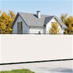 vidaXL Balkonscherm 1,8 x 15 m Stof met PU-coating Wit