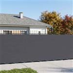 vidaXL Balkonscherm 1,8 x 15 m Stof met PU-coating Antraciet