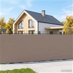 vidaXL Balkonscherm 1,2 x 25 m Stof met PU-coating Taupe
