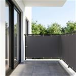 vidaXL Balkonscherm 1,2 x 15 m Stof met PU-coating Antraciet