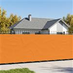 vidaXL Balkon Privacy Scherm 200 x 200 cm Stof met PU-coating Oranje