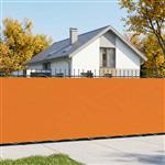 vidaXL Balkon Privacy Scherm 150 x 200 cm Stof met PU-coating Oranje