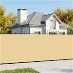vidaXL Balkon Privacy Scherm 180 x 400 cm Stof met PU-coating Zand