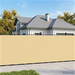 vidaXL Balkon Privacy Scherm 150 x 700 cm Stof met PU-coating Zand