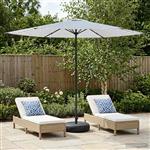 vidaXL Tuinparasol met Basis 300 x 300 cm Polyester Rechthoekig