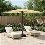 vidaXL Tuinparasol met Basis 200 x 300 cm Polyester Rechthoekig