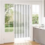 vidaXL Insecten Gordijn Chenille Grijs en Wit 100 x 200 cm 100% PP