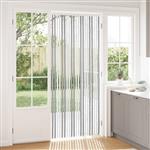 vidaXL Insecten Gordijn Chenille Grijs en Wit 90 x 220 cm 100% PP