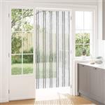 vidaXL Insecten Gordijn Chenille Grijs en Wit 90 x 200 cm 100% PP