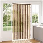 vidaXL Insecten Gordijn Chenille Bruin en beige 118 x 220 cm 100% PP