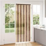 vidaXL Insecten Gordijn Chenille Bruin en beige 90 x 220 cm 100% PP