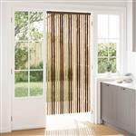 vidaXL Insecten Gordijn Chenille Bruin en beige 90 x 200 cm 100% PP