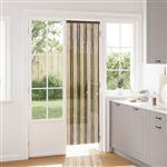 vidaXL Insecten Gordijn Chenille Donkerbruin, Beige 56 x 200 cm