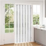 vidaXL Insecten Gordijn Chenille Lichtgrijs en wit. 100 x 220 cm