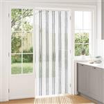 vidaXL Insecten Gordijn Chenille Lichtgrijs en wit. 90 x 220 cm