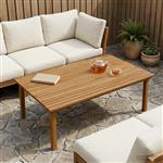 vidaXL Tafelblad 120 x 70 x 3,5 cm Rechthoekig Massief Teakhout