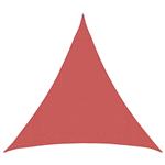 vidaXL Zonneschaduwzeil 2 x 2 x 2 m HDPE Driehoekig Terracotta