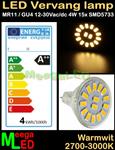 Camper LED spot MR11 LEDspot 4W 15SMD5730 Warmwit