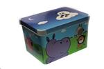 Opbergbox Happy Animals opbergdoos met deksel