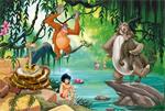 Jungle Book Fotobehang Jungle Book VLIESbehang 