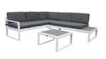 Aluminium hoek loungeset wit - Lisse EUR 579