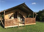 Glamping safaritent met badkamer in Duitsland