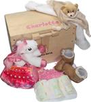 Speelgoedkist Kraamcadeau met naam Baby 