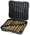 Borenset 170dlg Titanium metalen of ABS koffer.