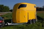 Sirius S75 2 paardstrailer aluminium/hout/poly