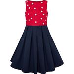 Dolly and Dotty, Annie Polkadot Kids Dress in Red/ White and