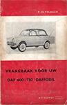 vraagbaak voor uw daf 600/750/daffodil 1962