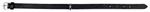 Trixie halsband hond active leer zwart 36-43x1,8 cm