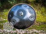 Chaya handpan B-Celtic Minor genitreerd staal