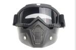 Black goggle mask - smoke lens | helm masker