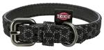 Trixie halsband hond night reflect zwart 22-30X1,5 CM