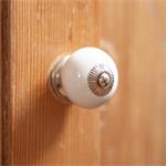 Lade-knop wit, porseleinen knop voor de Kastdeur, handvat /