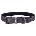 Rosewood halsband hond leer donkergrijs 25-35,5 CM