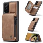 CASEME Samsung Galaxy Note 20 Back Cover Wallet Hoesje - Bru