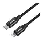 Baseus USB-C naar Lightning kabel - 2m - Zwart