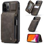 CASEME Apple iPhone 12 Pro Max Back Cover Wallet Case Coffee