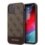 Guess Apple iPhone 12/12 Pro Bruin Backcover hoesje