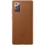 Samsung Galaxy Note 20 Leather Cover Bruin