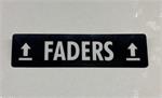 TD47 Flightcase Tour Label - FADERS