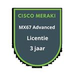 Cisco Meraki MX67 Advanced Security Licentie 3 jaar
