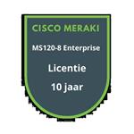 Cisco Meraki MS120-8 Enterprise Licentie 10 jaar