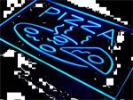 Pizza neon bord lamp LED verlichting reclame lichtbak #1 *BL