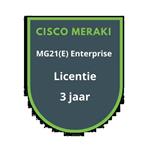 Cisco Meraki MG21(E) Enterprise Licentie 3 Jaar