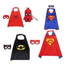5 Pack - Superman/ Batman/Spiderman Cape + Masker Superman b