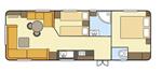 Tweedehands Ultimate stacaravan 900x300cm slechts €11.000,-!